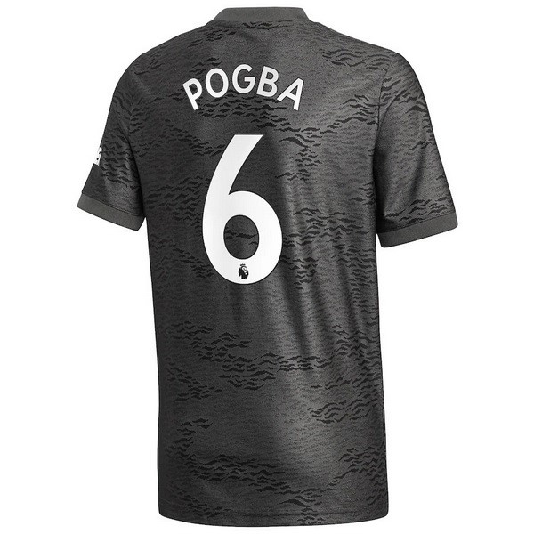 Camiseta Manchester United NO.6 Pogba Segunda equipo 2020-2021 Negro
